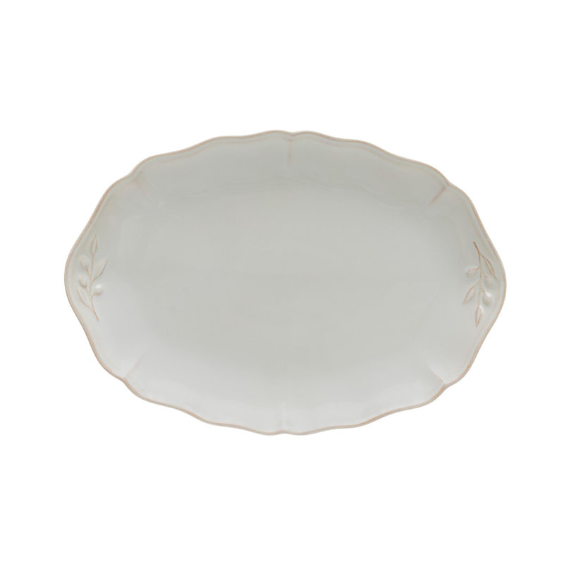 Alentejo Stoneware Platter, White