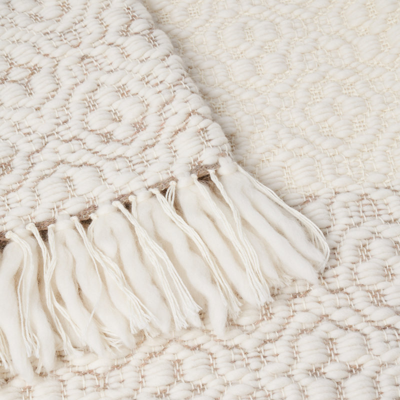 Overshot Throw, White
