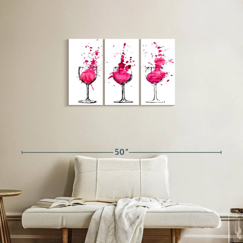 Yarlin Wine Colored, 20" H x 33" W