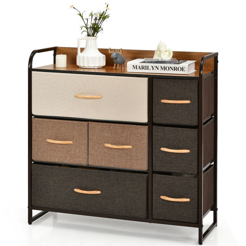 80cm W 7 - Drawer Chest of Drawers