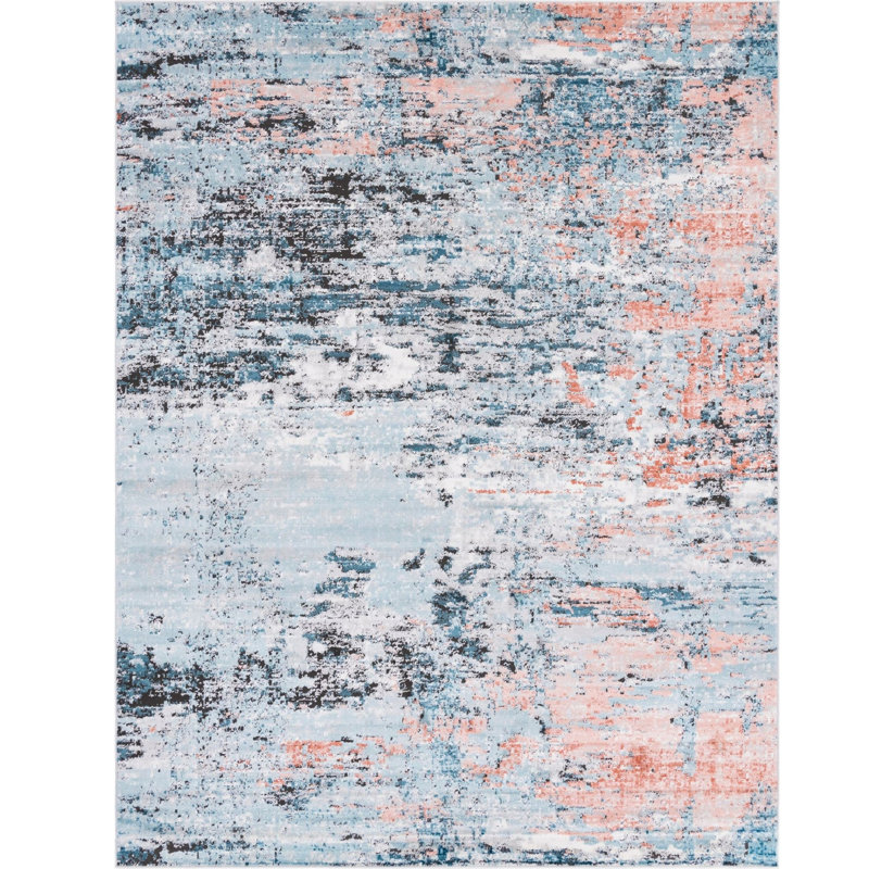Abstract Indoor Rug, Rectangle 9' x 12'2"