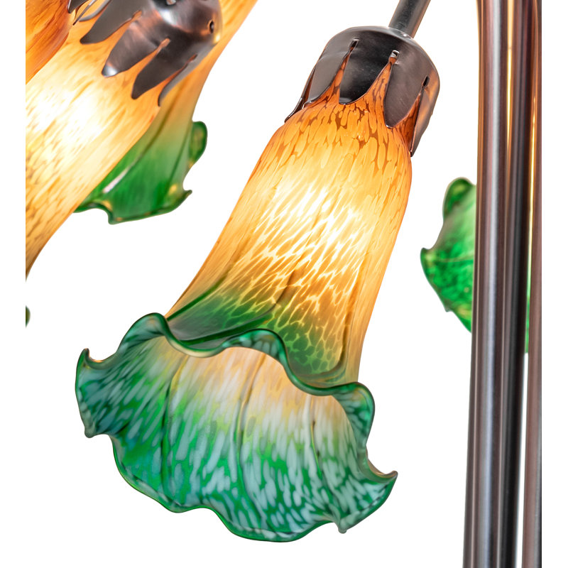 Table Lamp, Yellow and Green