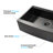 33X22x10"Farmhouse Apron Single Bowl Stainless Steel Kitchen Sink With Workstation-121405079