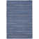 Anerinda Solid Hand Loomed Wool/Cotton Area Rug in Navy Blue
