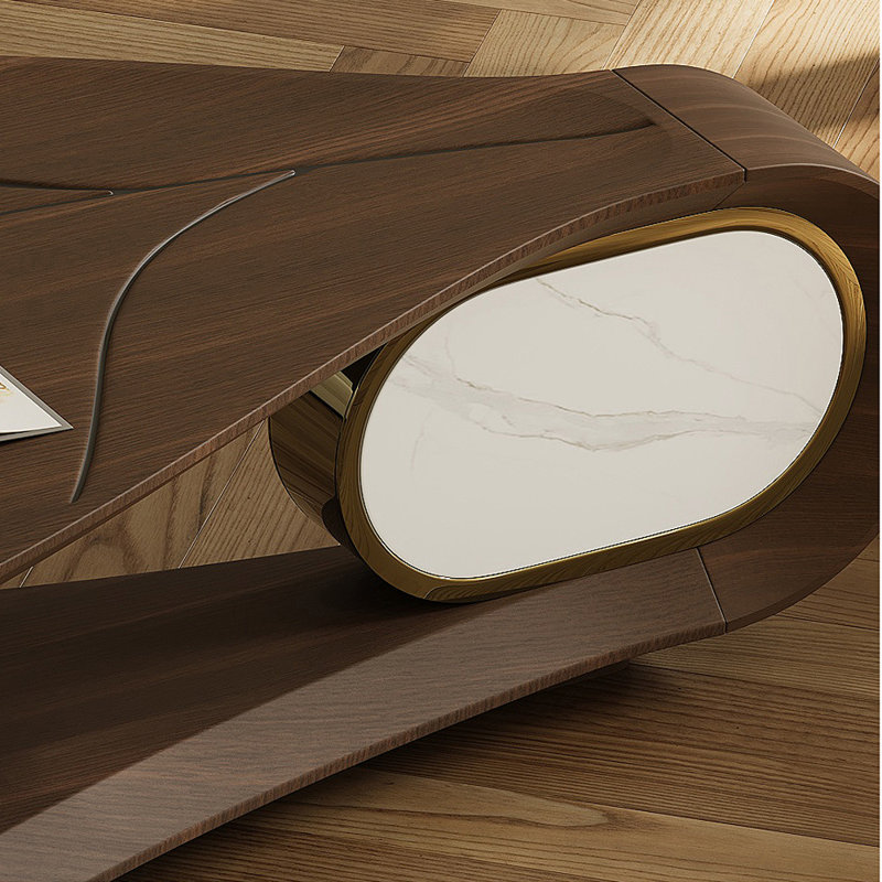 Modern minimalist personalized coffee table