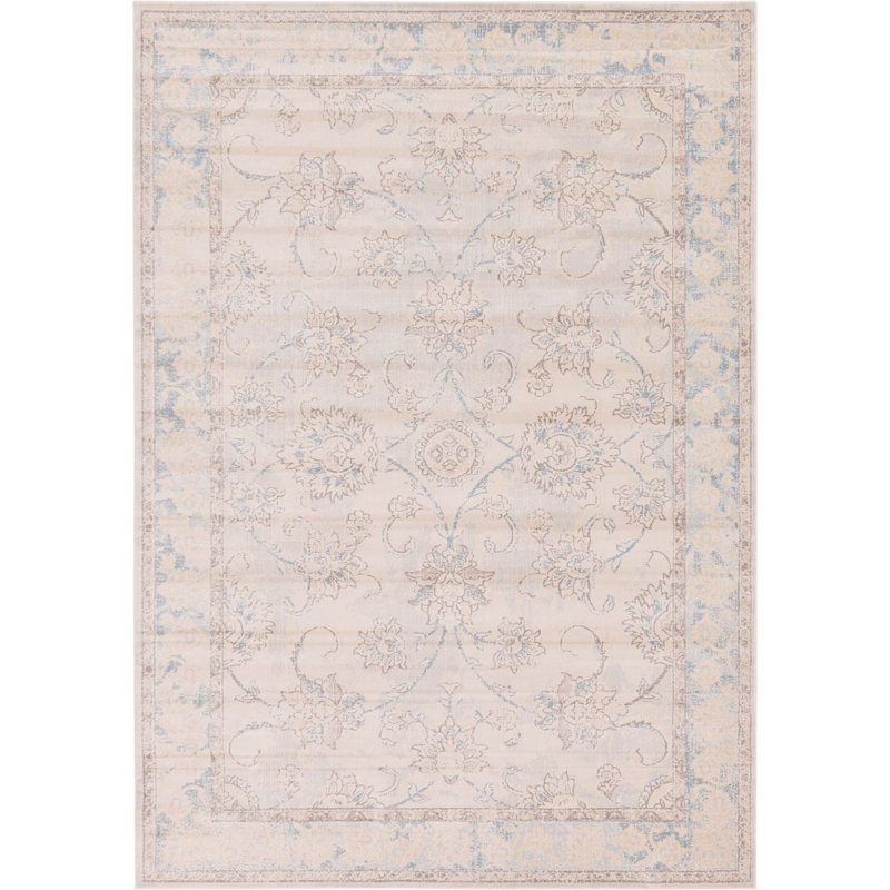 Ikat Indoor Rug, Rectangle 7' x 10'