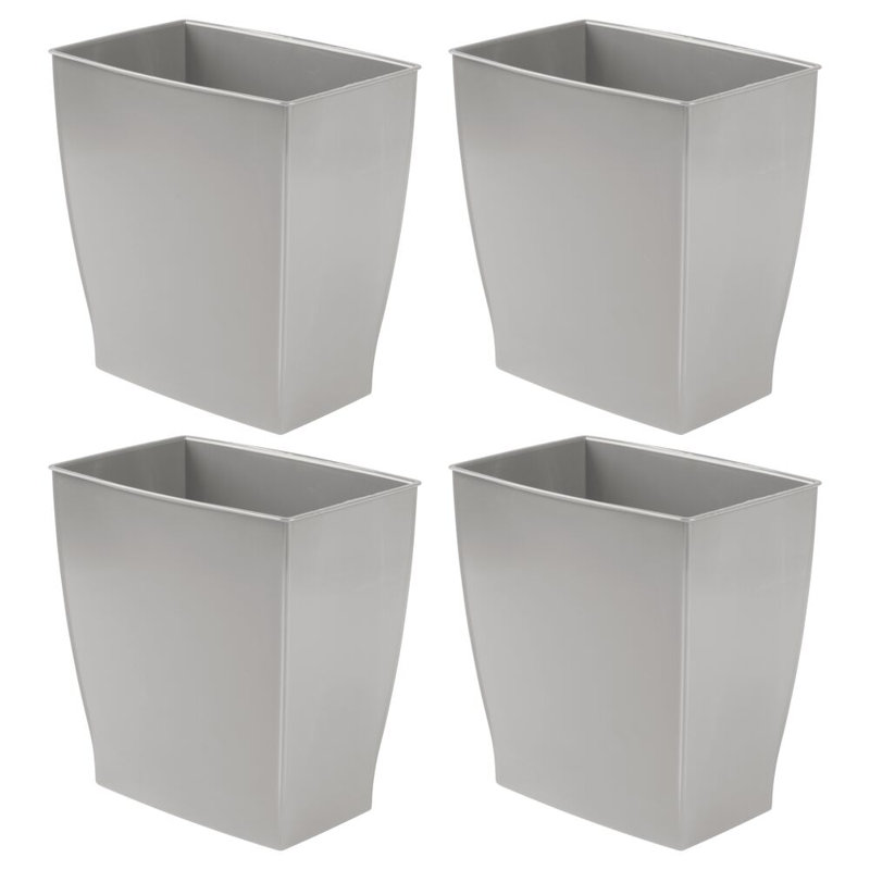Petites poubelles de salle de bain rectangulaires - idéales pour la salle de bain principale ou d'invité ou le bureau personnel