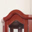 Vitrine de coin, porte vitrée, finition cerisier - standard