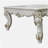 Antique pearl coffee table with scroll legs