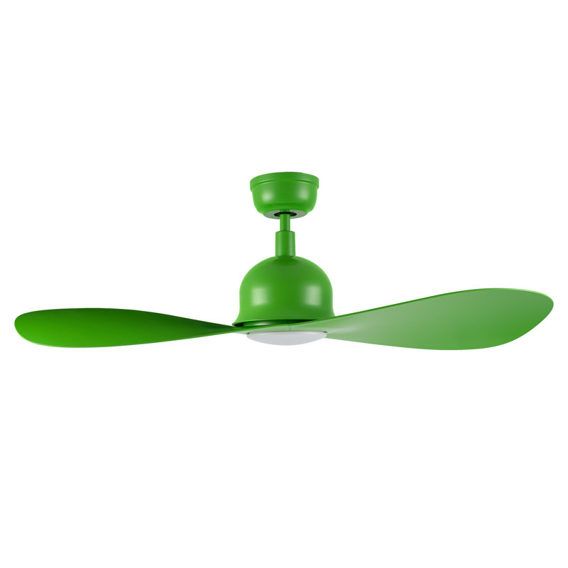 Ventilateur de plafond intelligent de 42 pouces avec télécommande, ensemble d'éclairage inclus, Vert