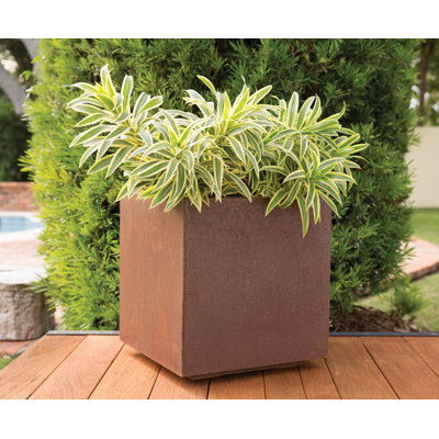 Corten Steel Series Cube Planter Box