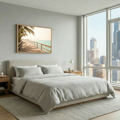 Ensemble de 1 tableau sur toile Palm Beach
