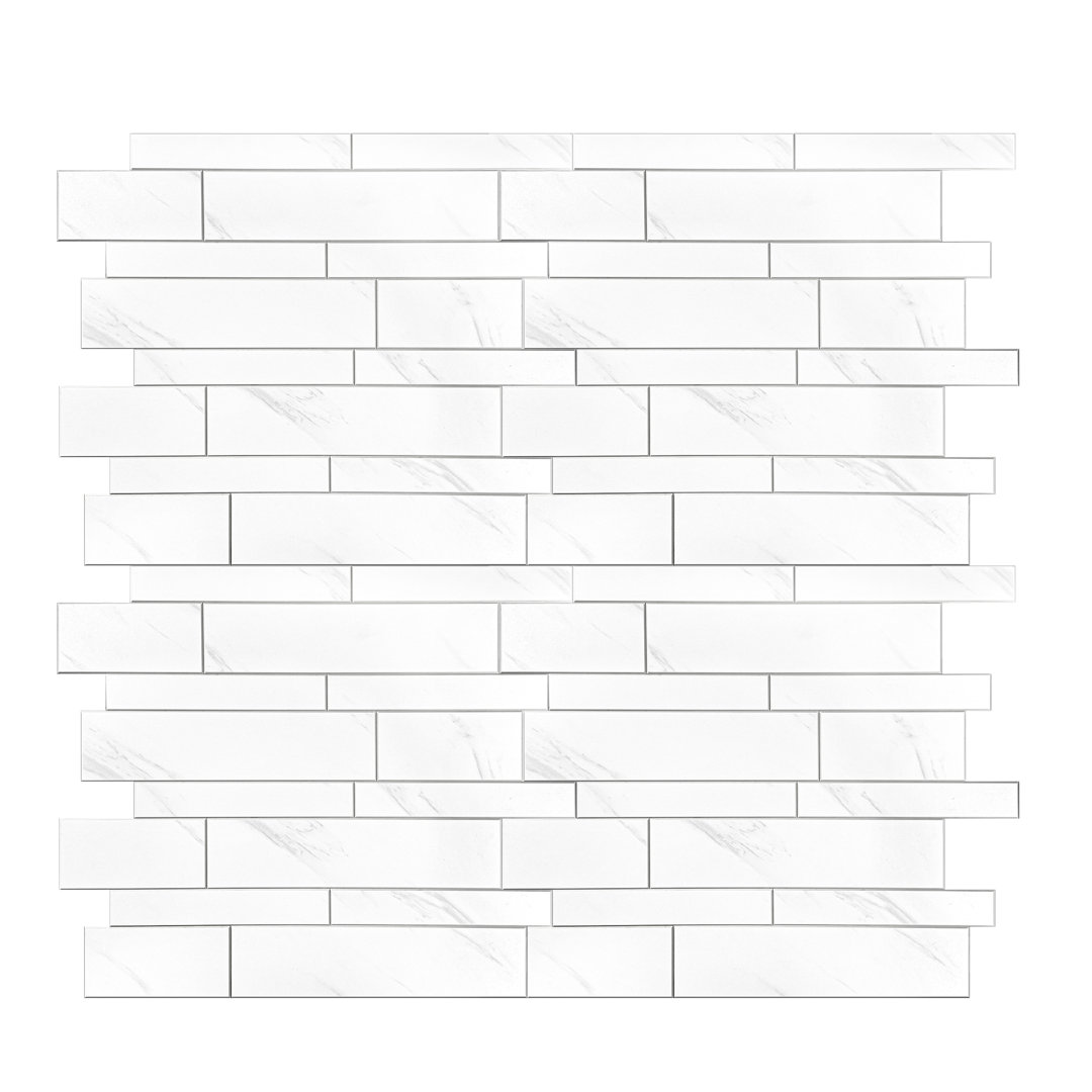 5.81'' W x 1'' L Engineered Stone Peel and Stick Mosaic Tile Avant Decor