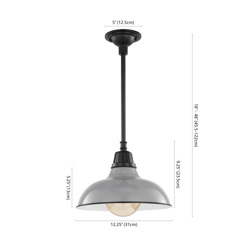 Mamani Outdoor Pendant, Gray