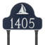 Sailboat Arch Address plaque-510687809