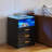 Keffer Knepp LED Nightstand with Wireless Charging Station & Touch Screen-1645517205