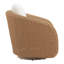 Chaise pivotante Solara ivoire