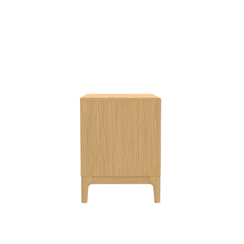 Table de chevet Rise, Chêne clair