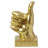 Silver Polystone Hands Decorative Sculpture, Set of 3 7", 7", 6"H-1281237373