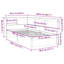 Bookcase Bed Without Mattress White Solid Wood Pine-795098012