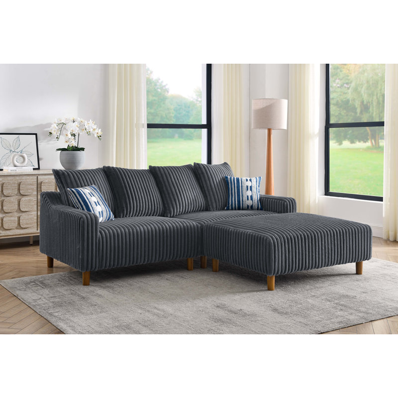 Canapé et chaise rembourrés 3 pièces Madburn