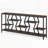70.9" Extra Long Sofa Table, Rustic Console Table With 4 Tier Wood Storage Shelves For Hallway, Living Room, Foyer