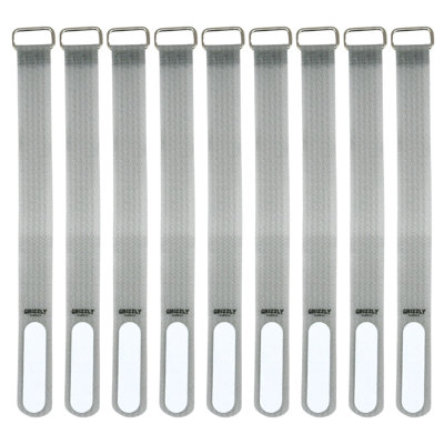 8" Hook and Loop Cinch Strap 9/pk