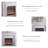 White Solid Wood Electric Fireplace-1185020734