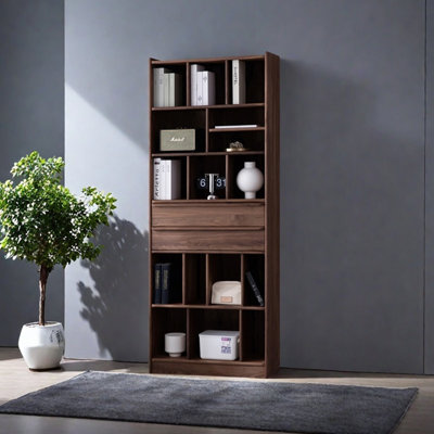 Pure solid wood bookcase