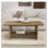 Double-Layer Rectangular Coffee Table with Storage Function
