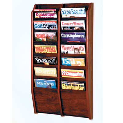 Yanira Wood Magazine Rack