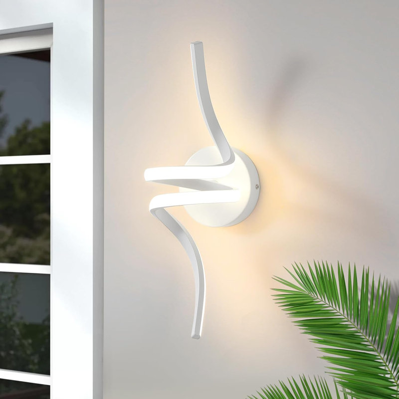 Wall lamp indoor LED wall light modern: wall lamp for staircase hallway living room bedroom balcony design aluminum wall lighting - 7W warm white 3000K