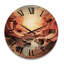 Horloge murale en bois massif Rousselle-1453299787