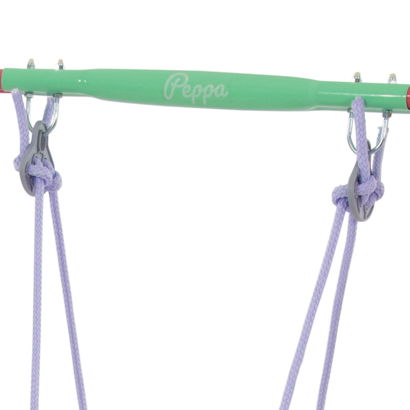 Peppa Pig Metal Swing Set with