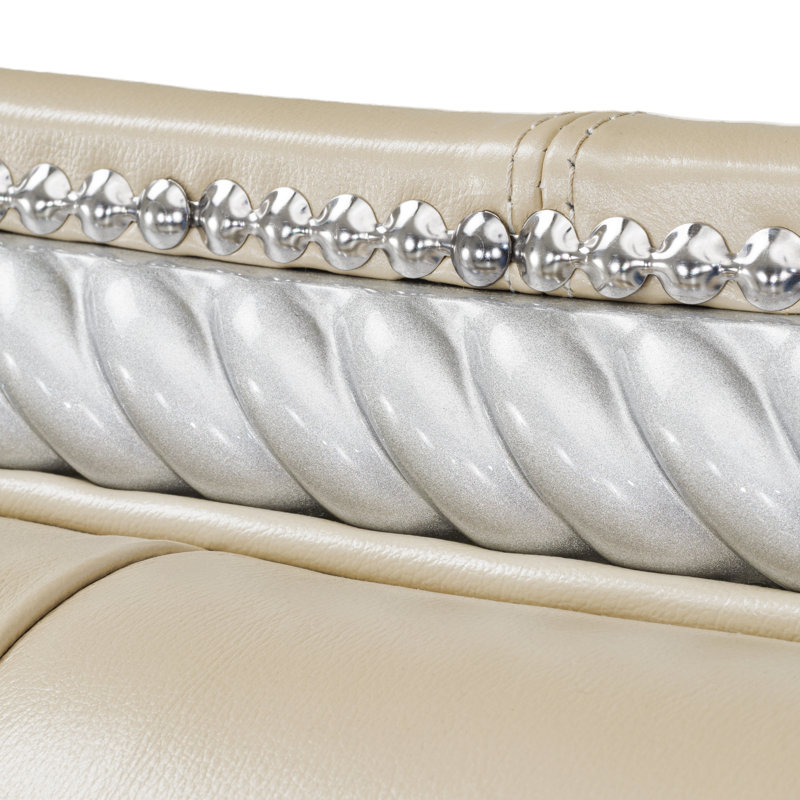 Hollywood Swank Upholstered Standard Bed, King