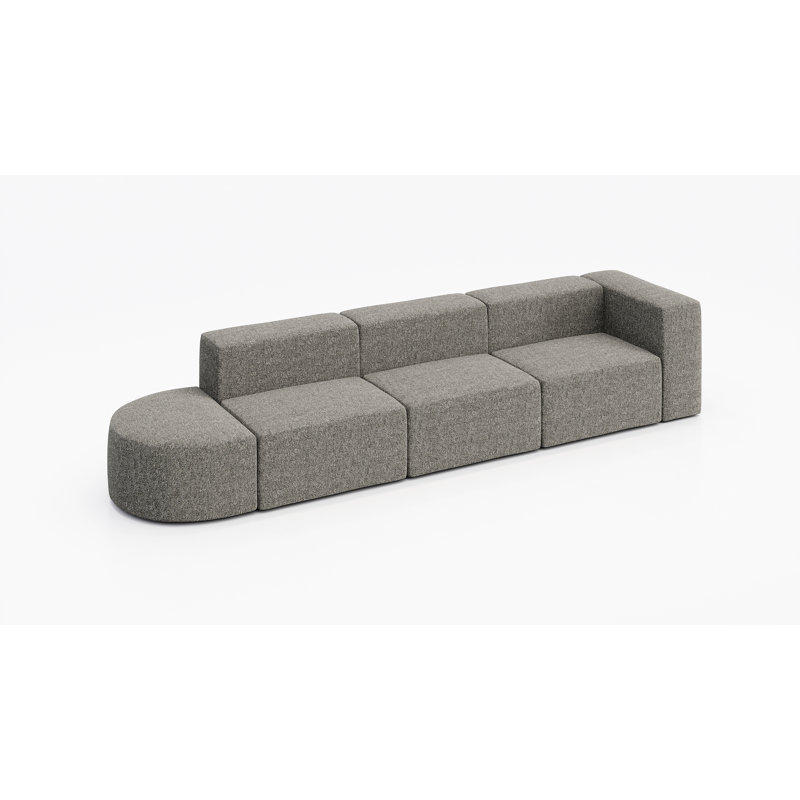 Canapé pour 4 personnes avec tissu, Colombe