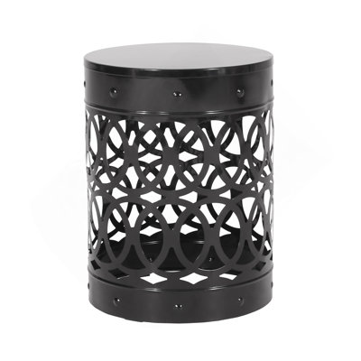 Outdoor Metal End Table -Large