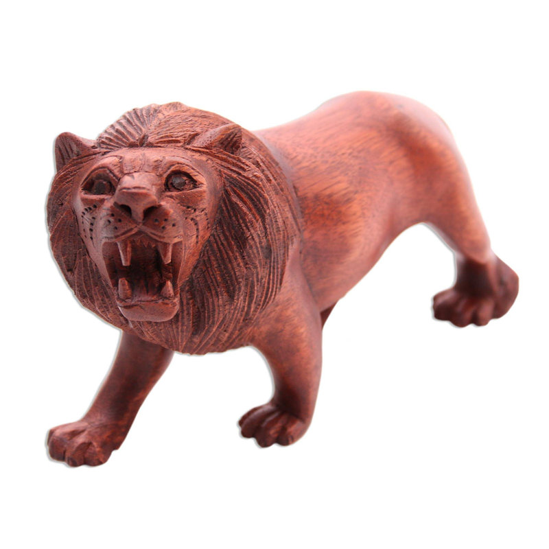 Statue de lion menaçant Arlmont & Co.