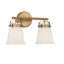 Éclairage pour salle de bain 2 lumières Savoy House Kaden en laiton chaud-70337275-119772783-119772787