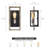Orear Steel Flush Mounted Sconce
