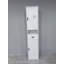 Grande armoire de rangement pour salle de bain avec 2 portes de grange, 1 tiroir, des tablettes réglables et une conception étroite pour une utilisation polyvalente dans plusieurs pièces-2058890971