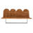 Aubree Wavy Rattan Floating Shelf