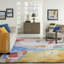 Symmetry Abstract Hand Woven Area Rug-49422516