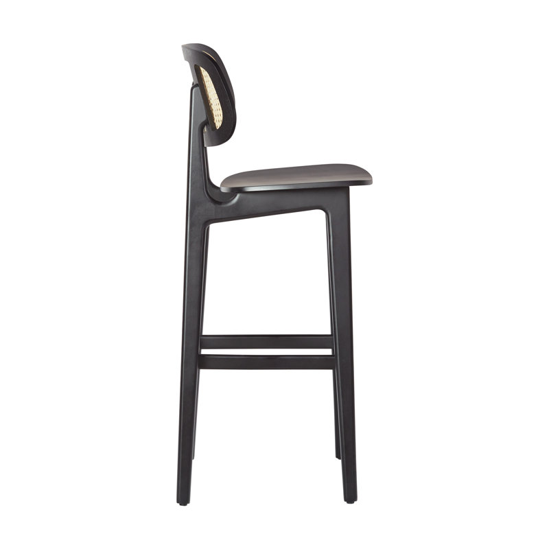Suazo Counter Stool with Solid Wood Frame, Bar Stool (43" Seat Height)