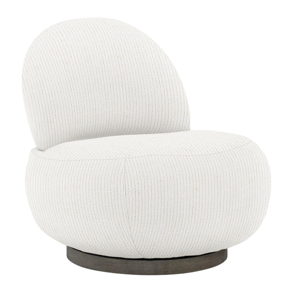 Caicos Sunbrella® Swivel Patio Lounge Chair, Cream Outdoor Poly 6070-002