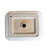 HHK HOME 15.75'' White Ceramic Rectangular Bathroom Sink