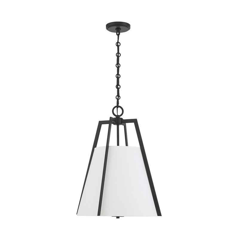 Luminaire suspendu noir 3 lumières Joy, Noir