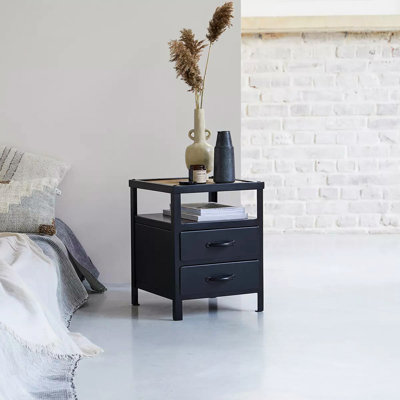 Warran 35cm W Iron Bedside Table