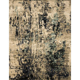 Contemporary One-of-a-Kind Rectangle 7'10" X 9'10" Hand Knotted Area Rug