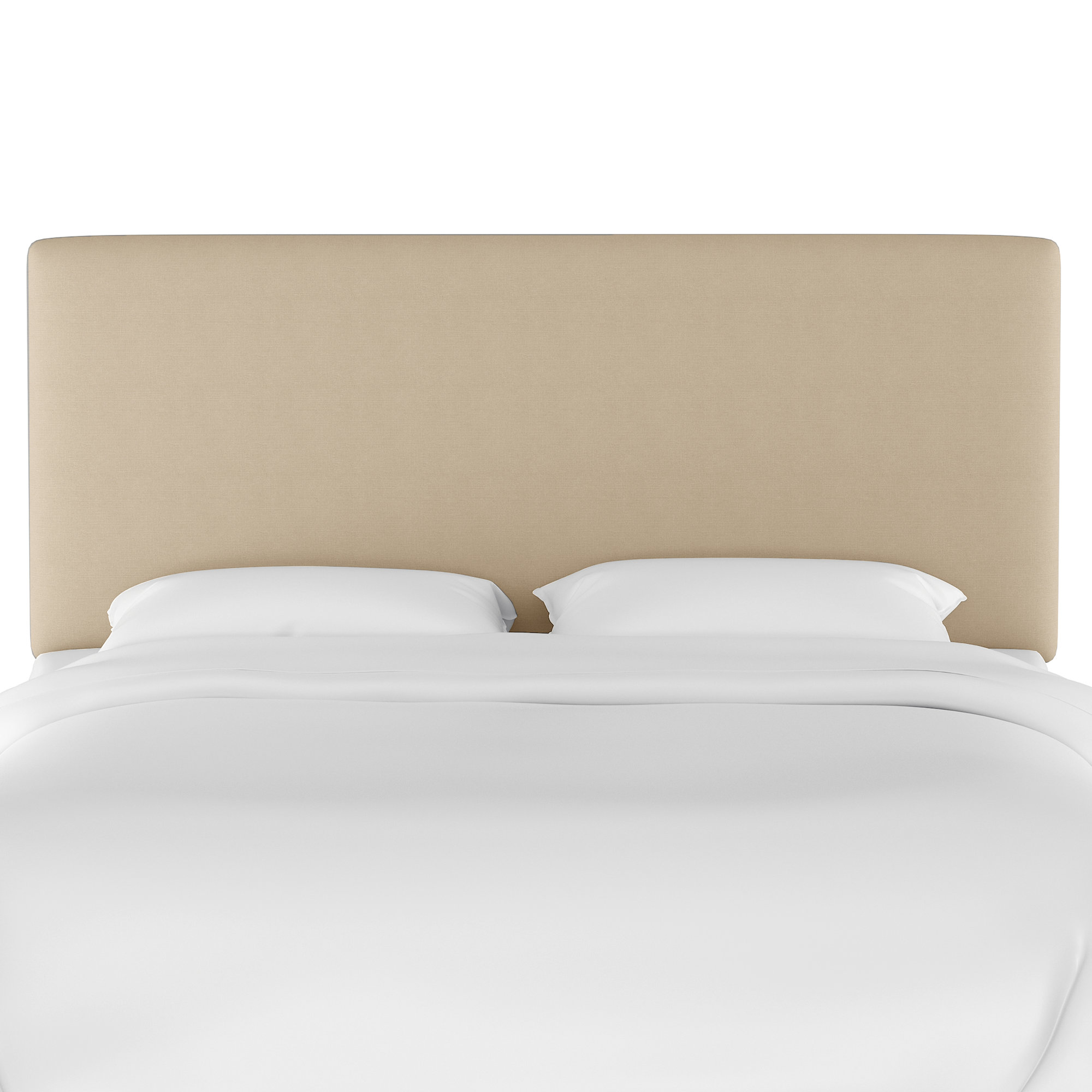 Eisley Upholstered Headboard, Classic Sandstone Linen, Queen